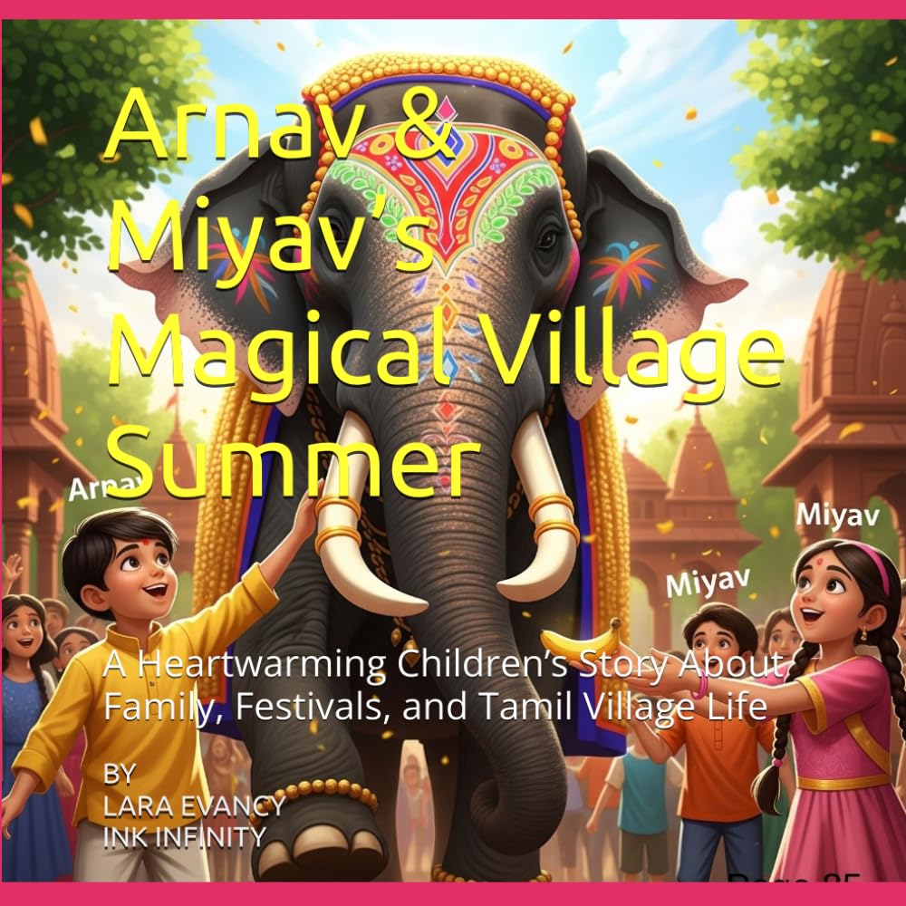 Arnav & Miyav’s Magical Village Summer: A Heartwarming Children’s Story About Family, Festivals, and Tamil Village Life (Arnav & Miyav Adventures)