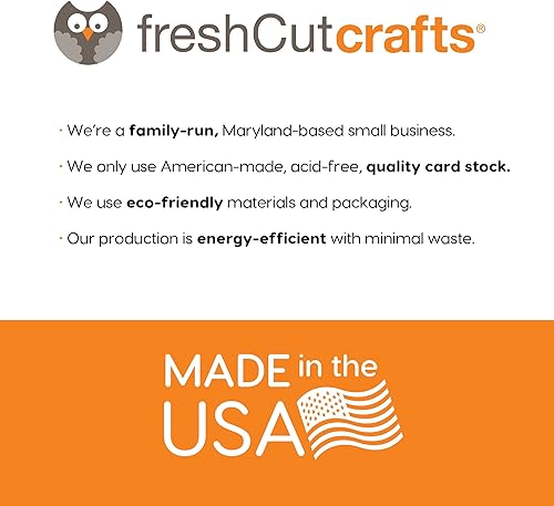 Miniatura 7 de 80 piezas de recortes de papel de copo de nieve con guía IDEA, tarjeta de 2 lados fabricada en Estados Unidos, copos de nieve blancos para tablones