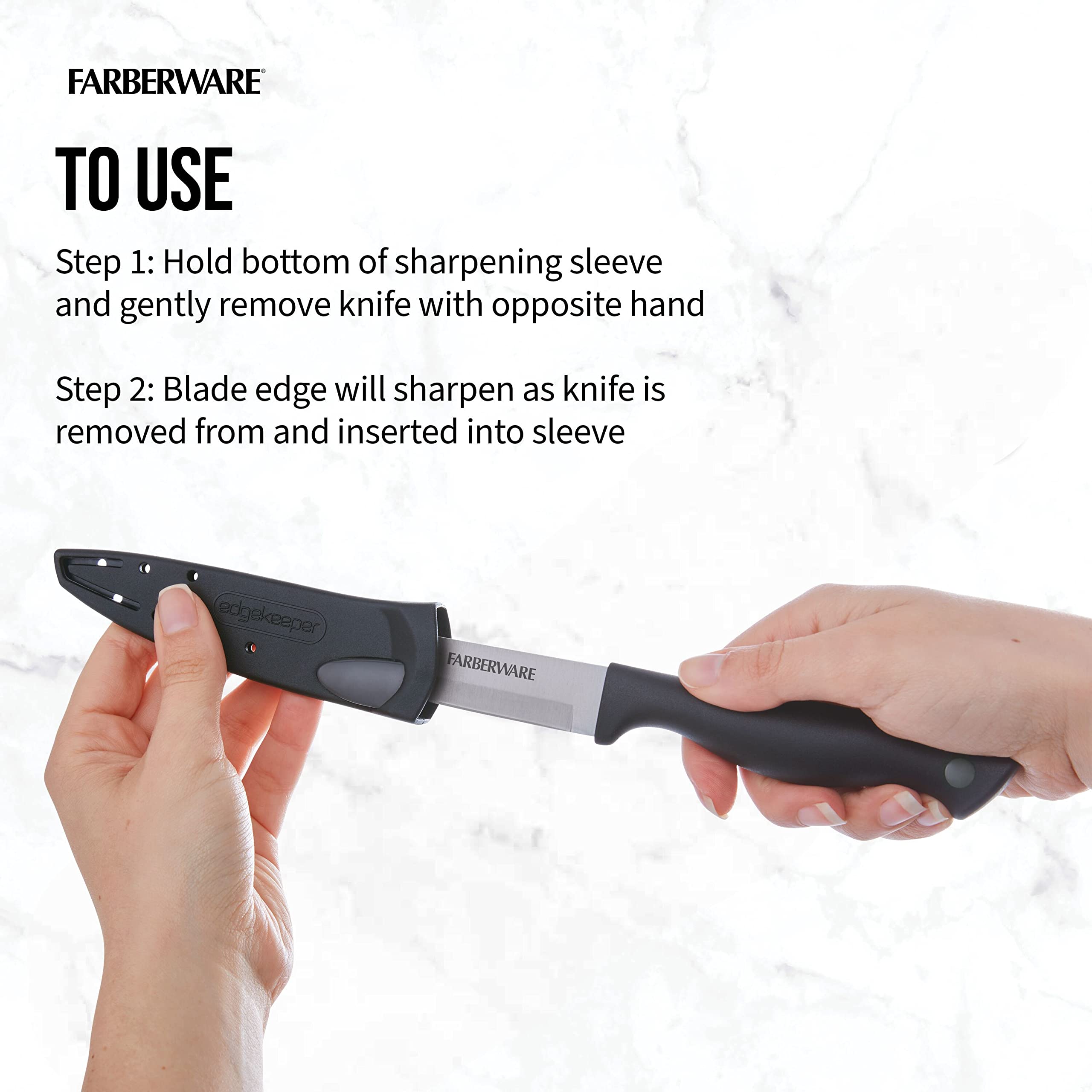 Farberware Edgekeeper 4.5Inch Fine Edge Utility Knife