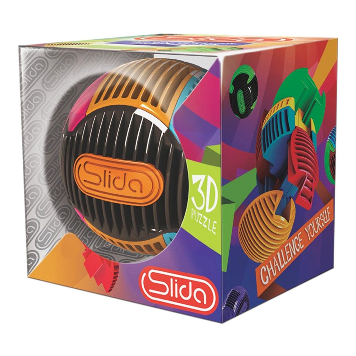 SLIDA 3D Puzzle Ball - Award-winning Brain Teaser Challenge for Kids and Adults (Gumball Color)