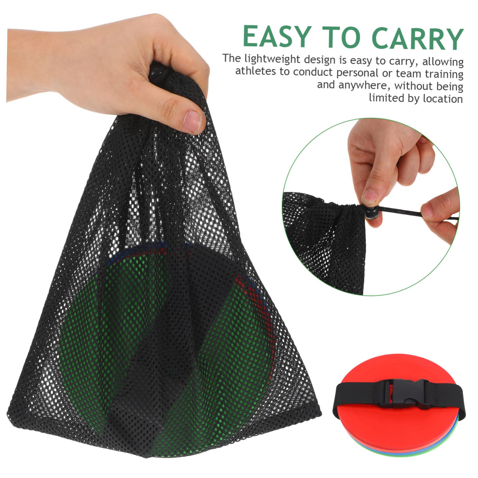 12 Piezas Marcadores de Disco Plano Resistentes para Fútbol Baloncesto y Marciales Interior y Exterior Conos para Mejorar Agilidad y Técnica