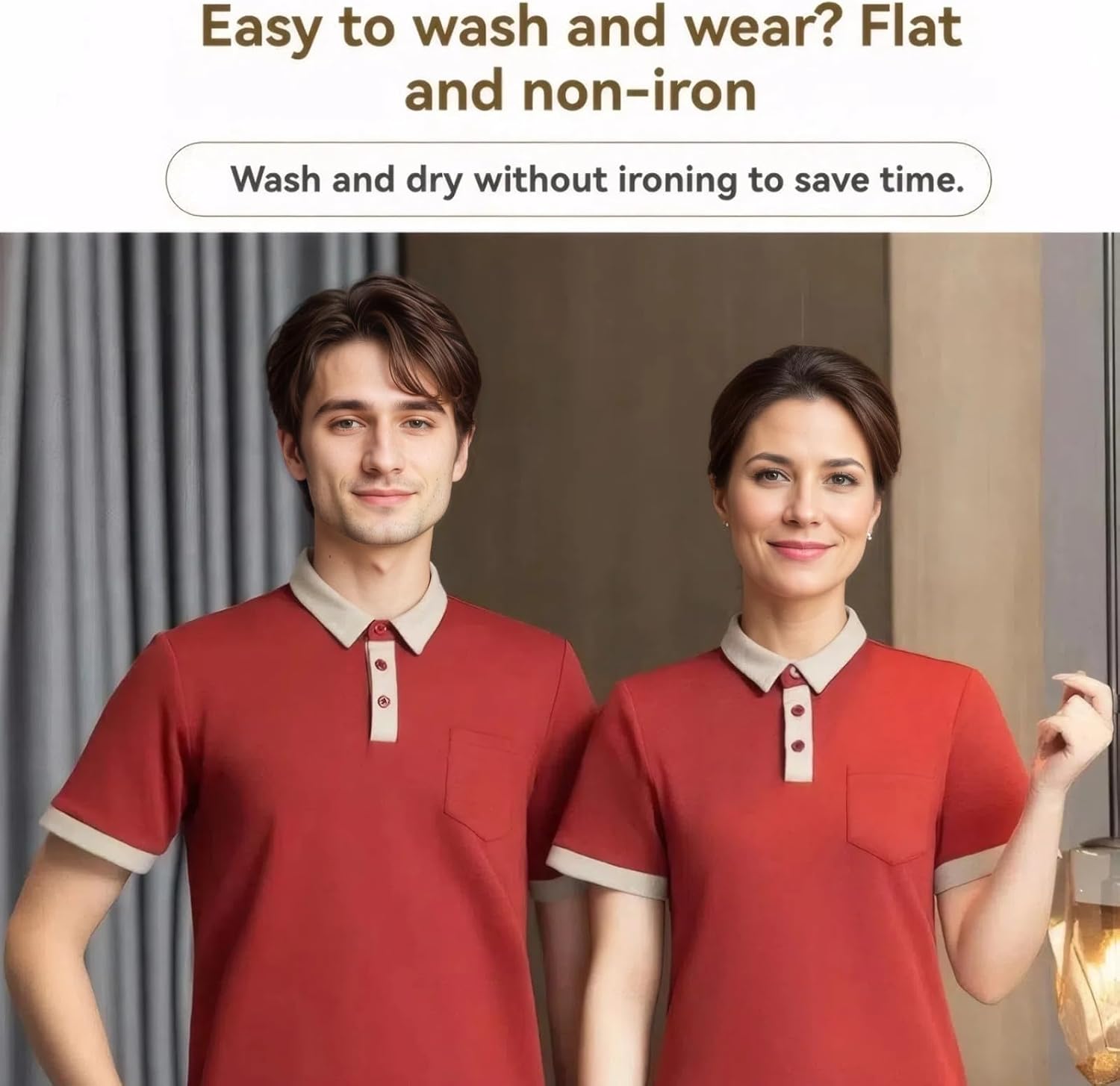 Maizoon Summer Waiter Jacket Breathable Short Sleeve Stand Collar Uniform for Hotel & Restaurant Staff - Kitchen Attire