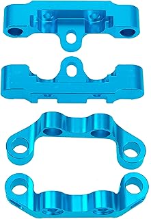 Vgoohobby Aluminum Alloy Upper & Lower Aluminum Suspension Arm Mount Fixed Holder Compatible with Tamiya TT02 1/10 RC On Road Touring Car Upgrade Parts