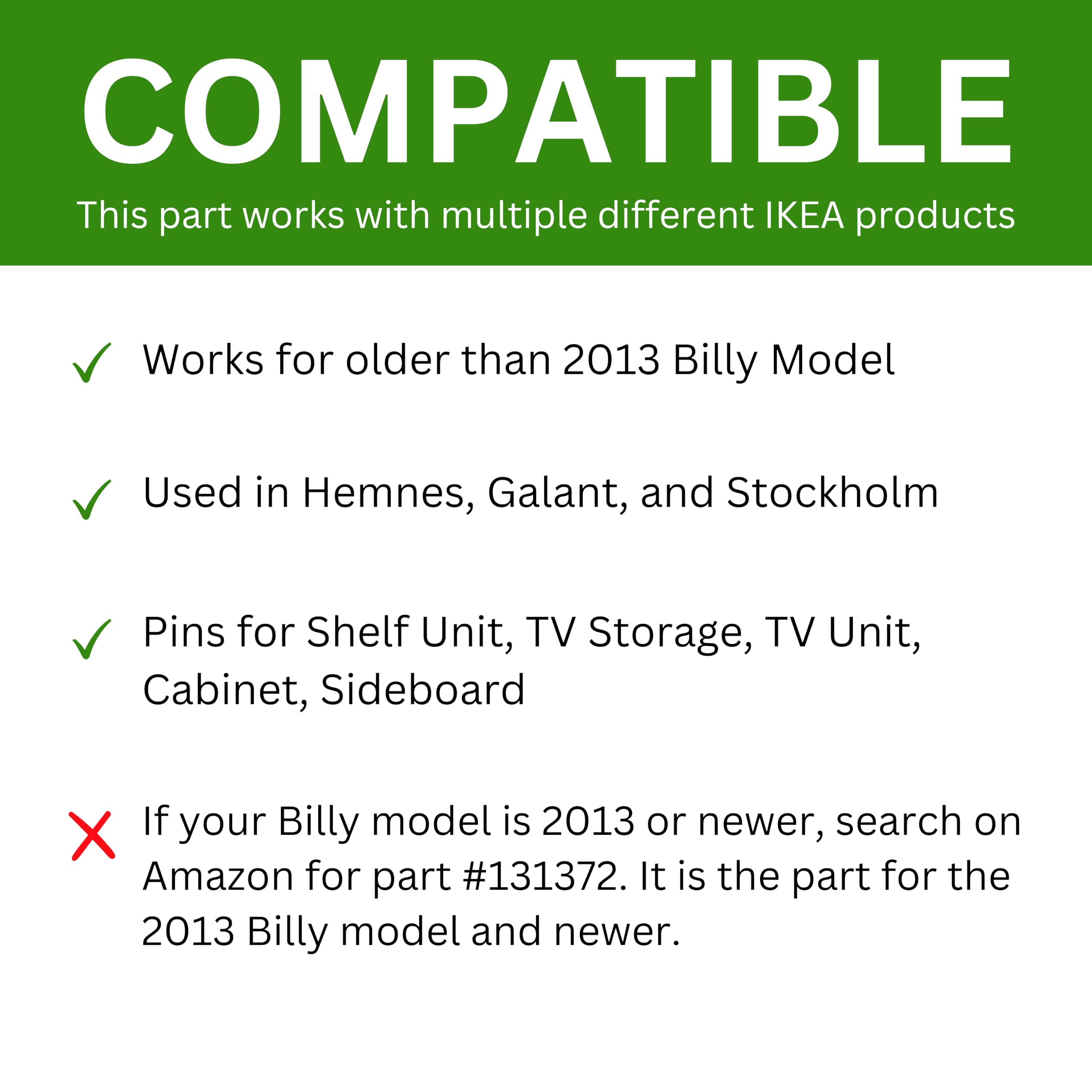 Amazon.co.jp: スペアハードウェアパーツ 古いビリー本棚ピン