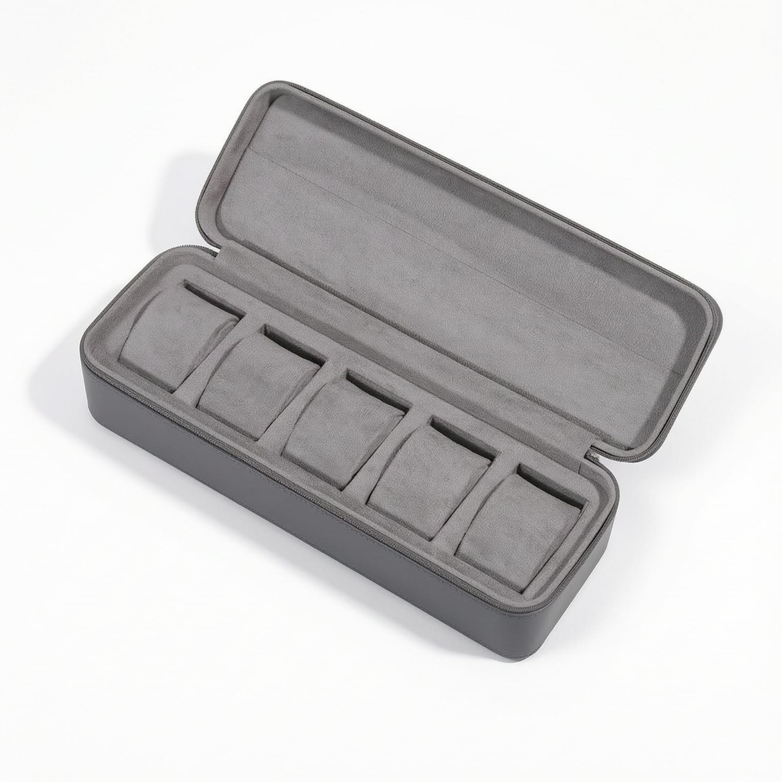 Organizador Relojes Rígido Estuche Acolchado para Viajeros, Coleccionistas, Viajes, Casa, Negro