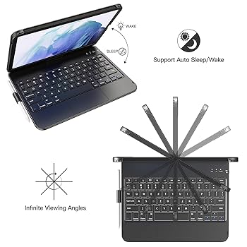 Keyboard Case For IPad 10th Generation 2022/A16 11th Generation 2025(10.9/11 Inch), Slim 10.9
