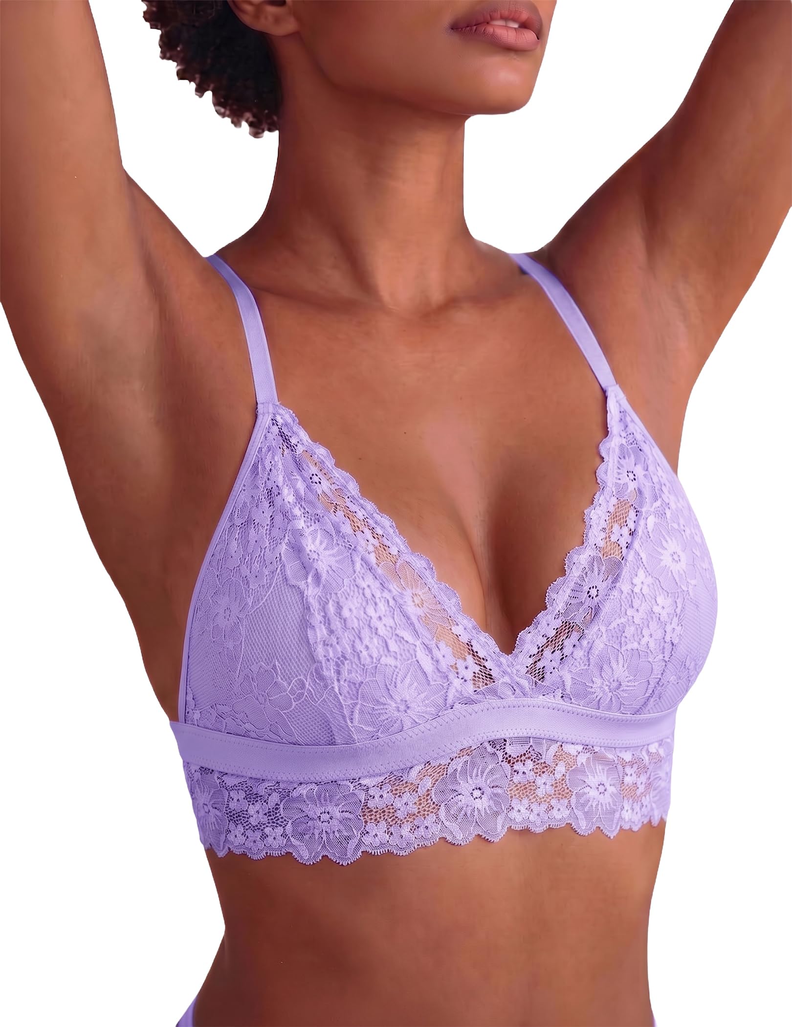 Avidlove Lace Bralette for Women Sexy Wireless Bralettes