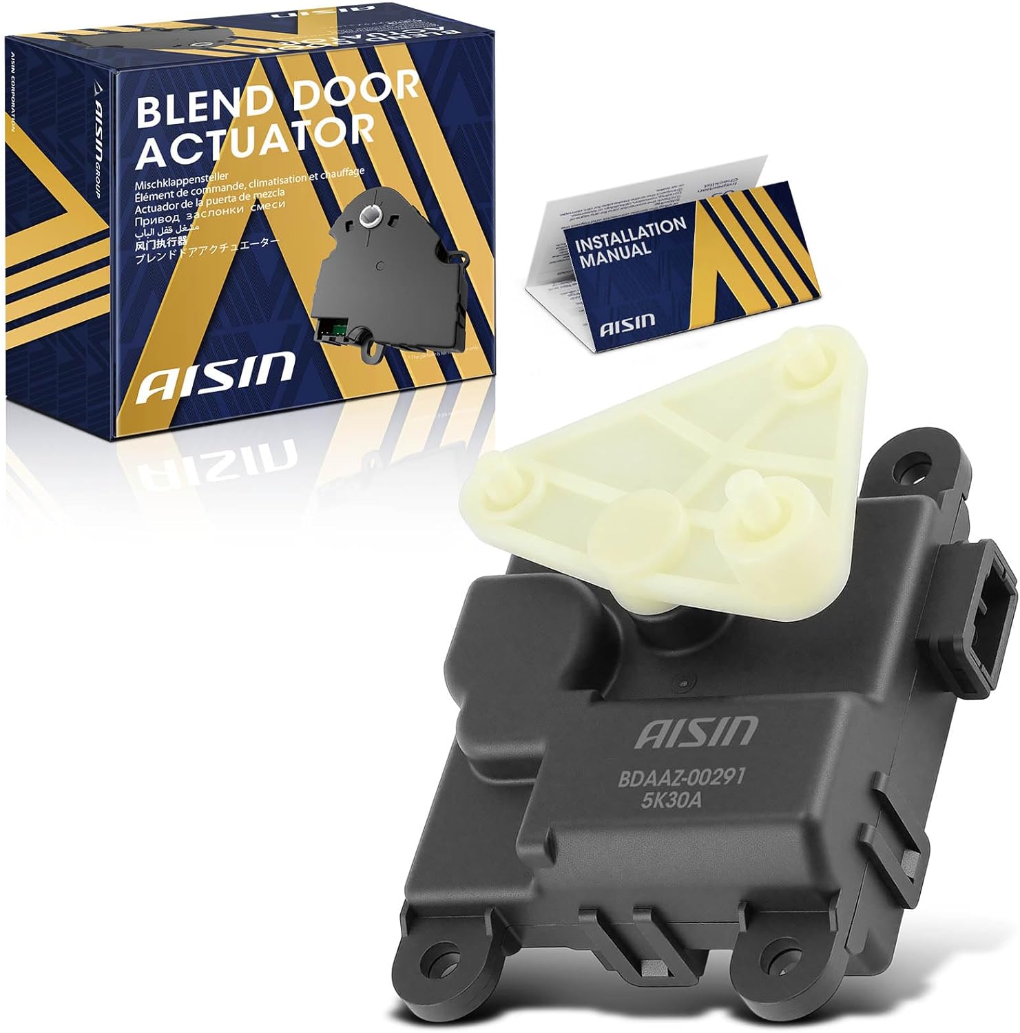 AISIN AFTERMARKET BDAAZ-00291 Main HVAC Blend Door Actuator - Compatible with Honda Accord 2003-2007 - Temperature