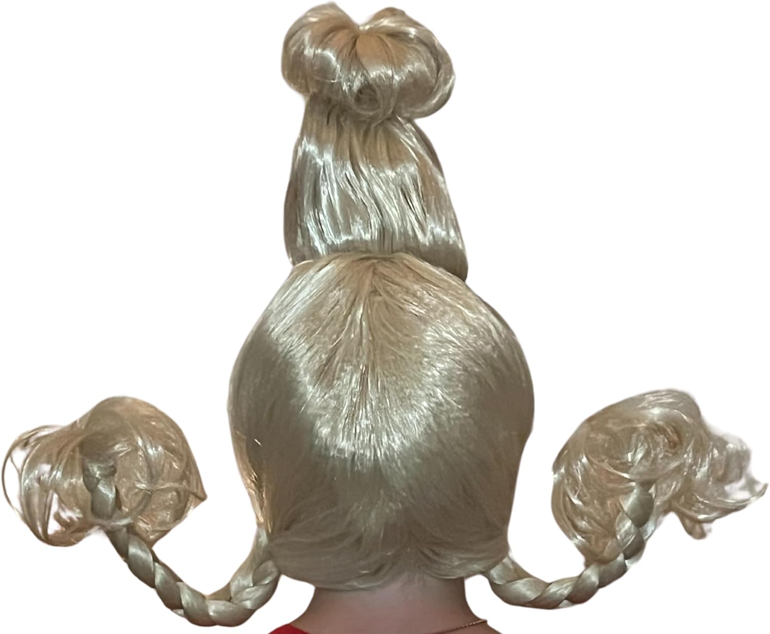 Cindy Lou Who (Blonde) Whoville Grinch Dr Suess One Size Fits All Halloween Christmas Dress Up Durable Braids