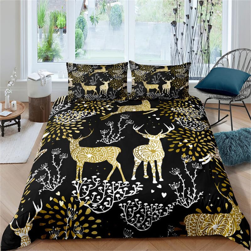 Parure de lit 240 x 260 wapiti noir pour transformer l'ambiance de votre chambre
