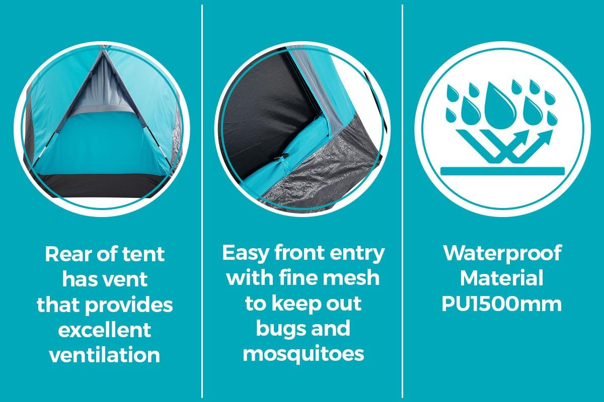 Alvantor Backpacking-Tents Camping Tent Outdoor Warrior Pro Backpacking Light Weight Waterproof Family Tent