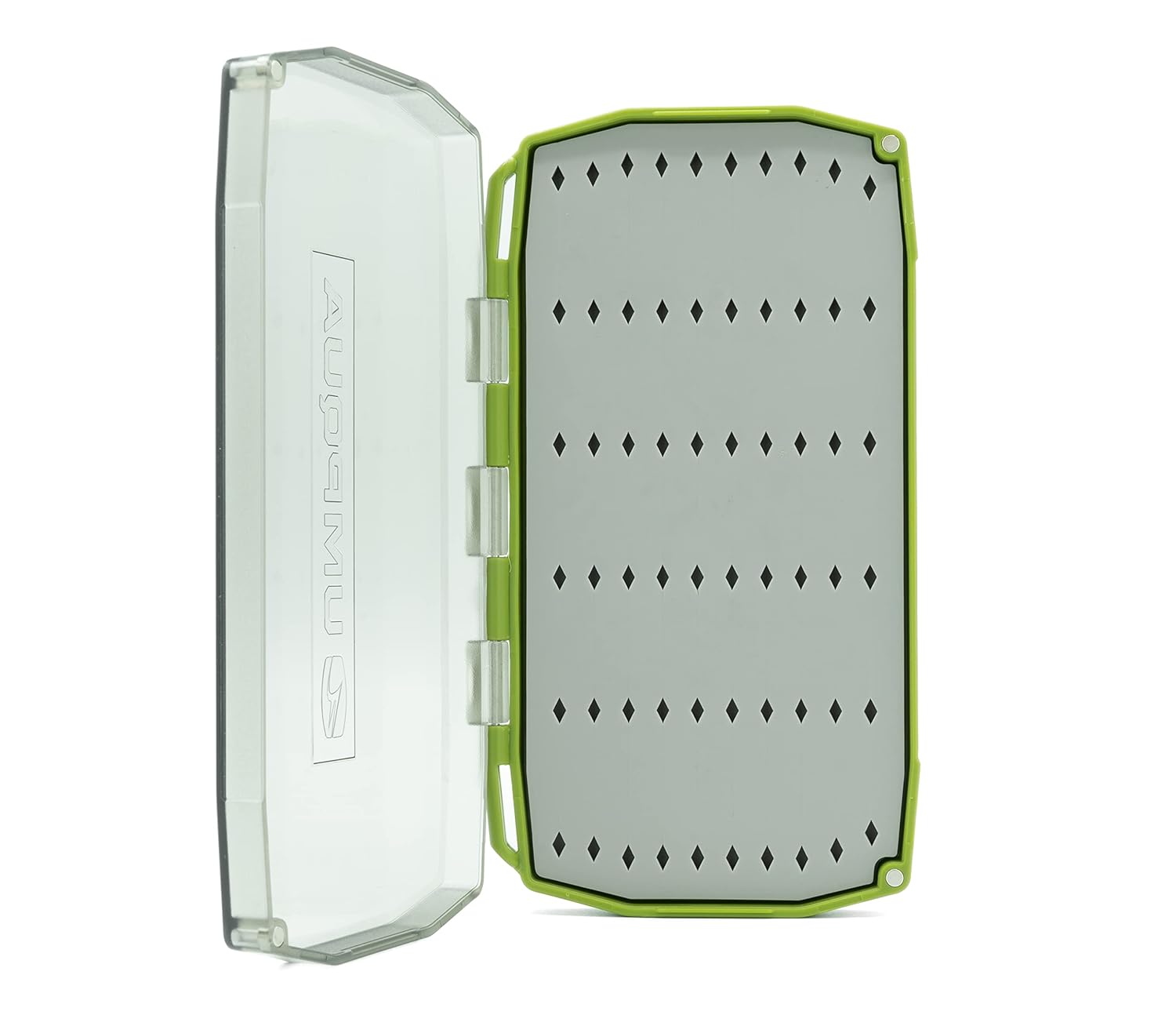 Umpqua UPG Silicone Streamer Lime Fly Box - Lightweight Versatile Large-Sized Impact Resistant Quick-Loading Fly Storage Case - Fly Fishing Tackle Organizer
