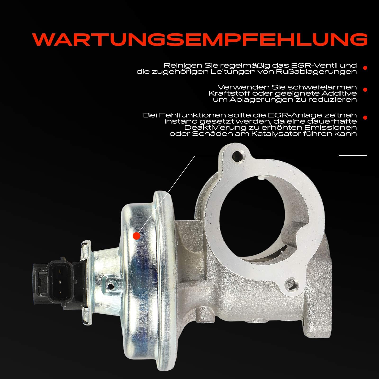 AGR-Ventil Abgasrückführung für Mondeo III B5Y B4Y BWY Transit FD FB FS FZ FC FA FM FN 2.0L 2.4L Diesel 2000-2007 2S7Q9D475AD