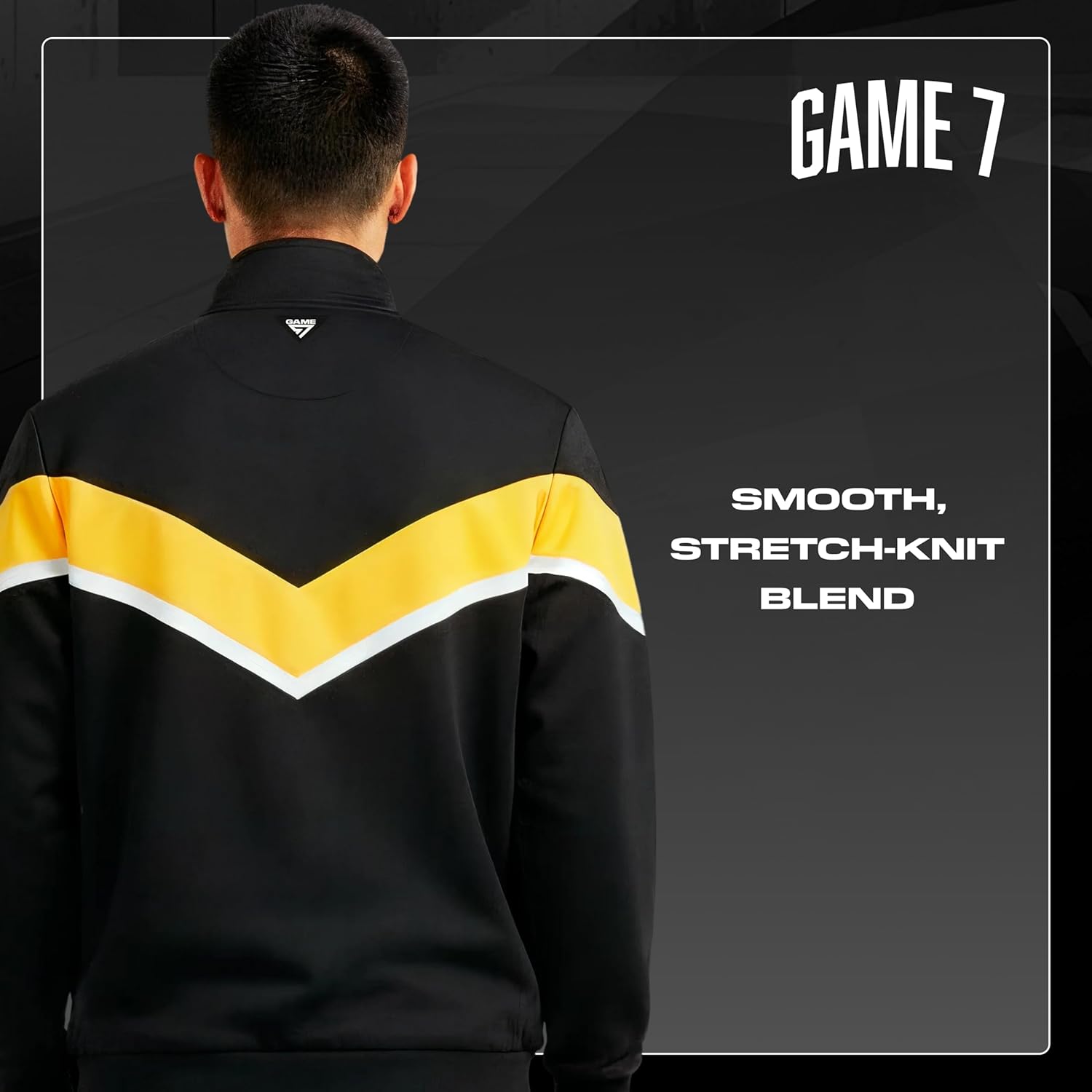 GAME 7 NHL mens X Nhl Men's Officially Licensed Long Sleeve Neoprene Zip Up Sweatshirt - Image 6
