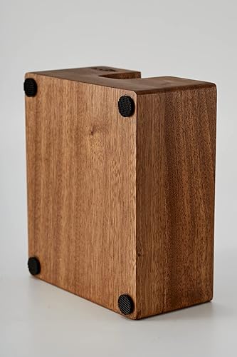 Miniatura 3 de IKAPE Estación de manipulación de espresso, base de madera de 2.283 in, soporte de alfombrilla de café expreso apto para accesorios de espresso de