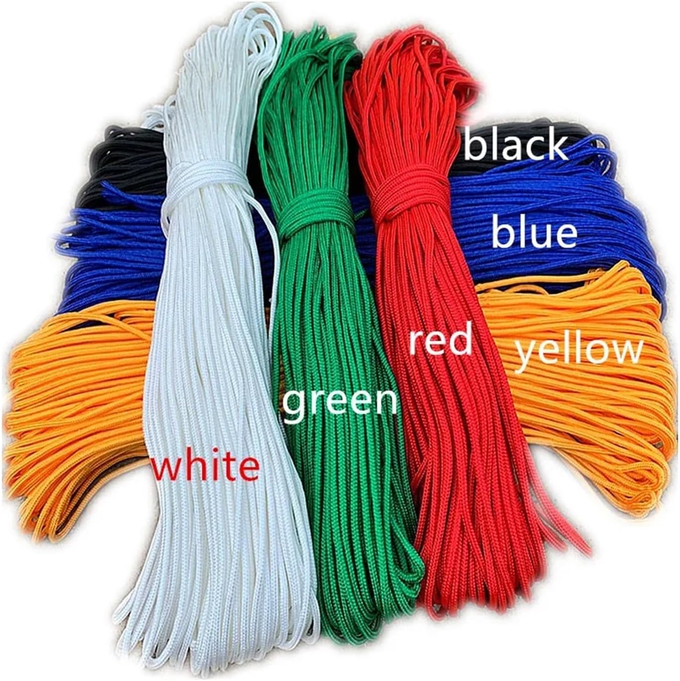 PP Braided Nylon Rope, Tent Bag, Outdoor Camping, Cycling Bundle, Thickness Clothes Drying Quilt, Black, Red 6mm 50meters(Blue 6mmx50m)