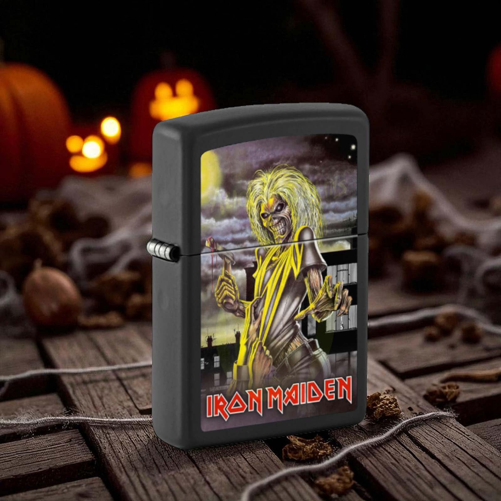 Amazon.com: Iron Maiden Killers Black Matte Zippo Lighter : Health