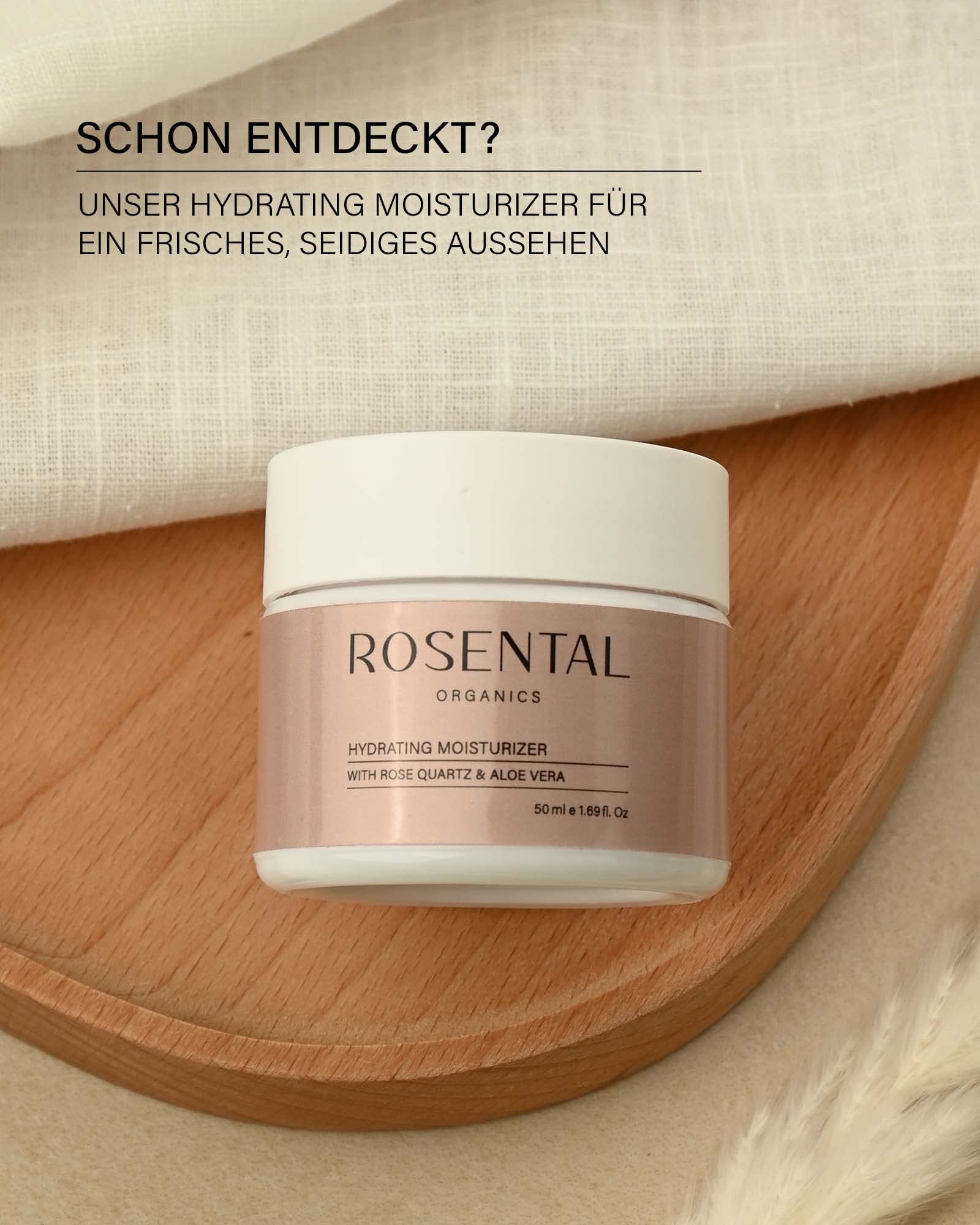 ROSENTAL ORGANICS Gua Sha z różowego kwarcu naturalny ręcznie wykonany masaż twarzy narzędzie liftingowe drenaż limfatyczny