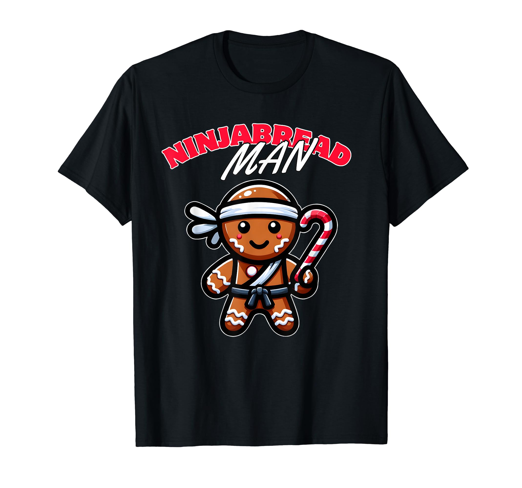 Funny Christmas Ninja Gingerbread Ninjabread T-Shirt