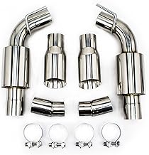 REV9 CB-1201 Axle-Back Stainless Steel Exhaust Kit compatible with Chevy Camaro V6 2010-2015