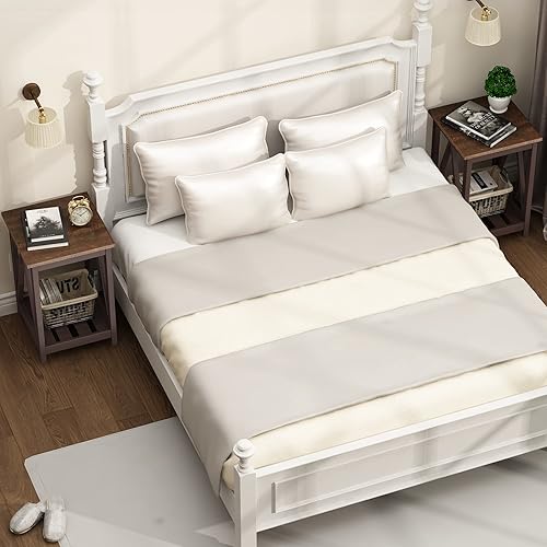 Miniatura 9 de ChooChoo Mesa auxiliar ET2109-SET2110-S (negro, 15.7x15.7x23.6)