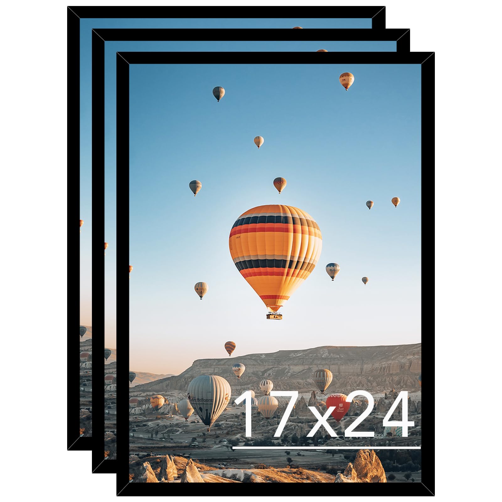 JCJMY 17x24 3-Pack Black
