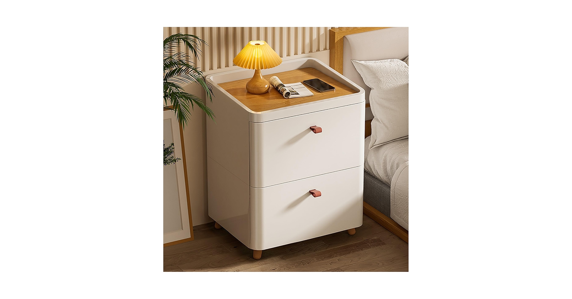 Amazon.com: Nightstand With Storage,Modern Bedside Table