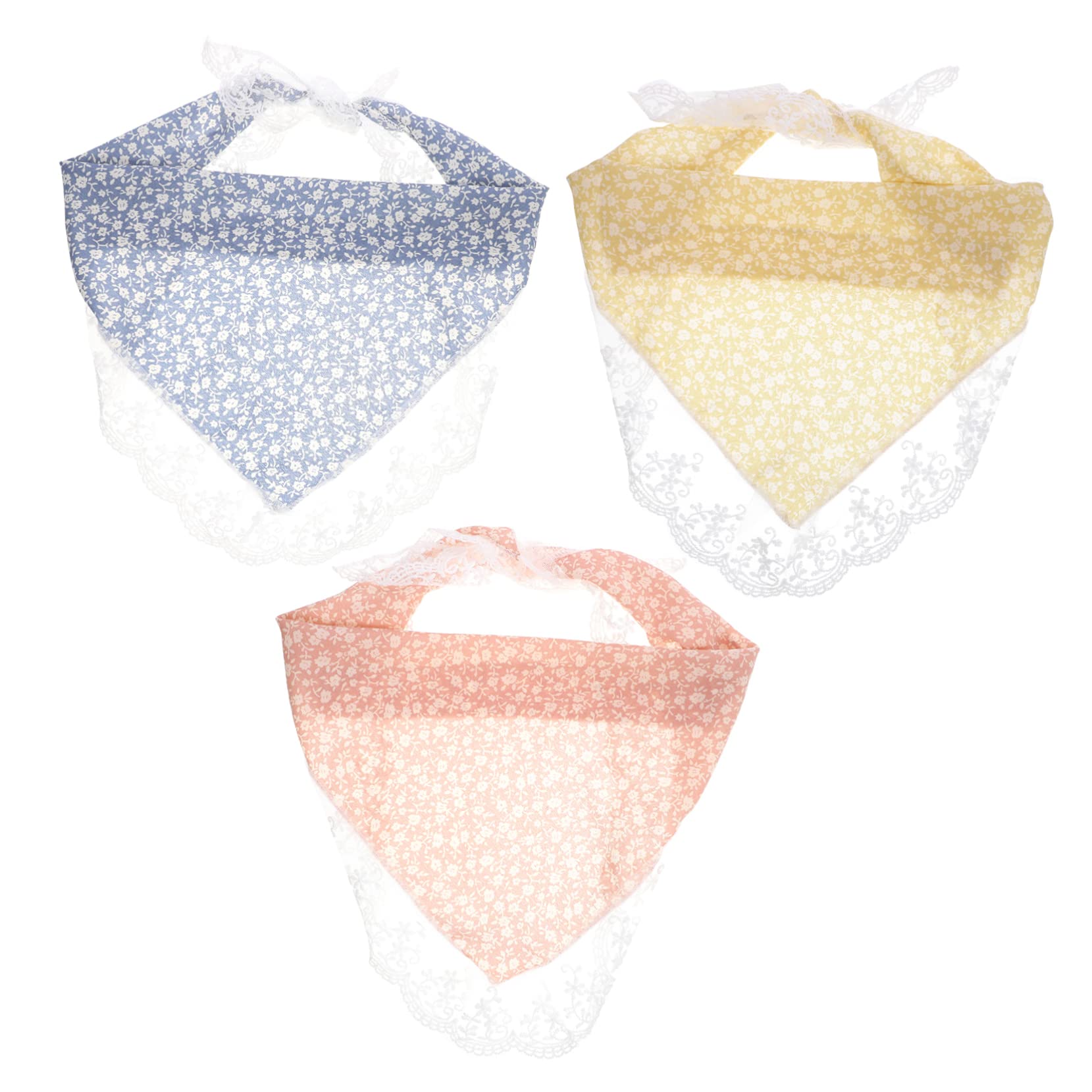 12 Piezas Turbante Triangular Bufandas De Mujer Bufanda De Pelo De Las Niñas Diademas De Bufanda Para Mujer Cabello Pañuelos De Pelo De Diademas Para Poliéster Spandex