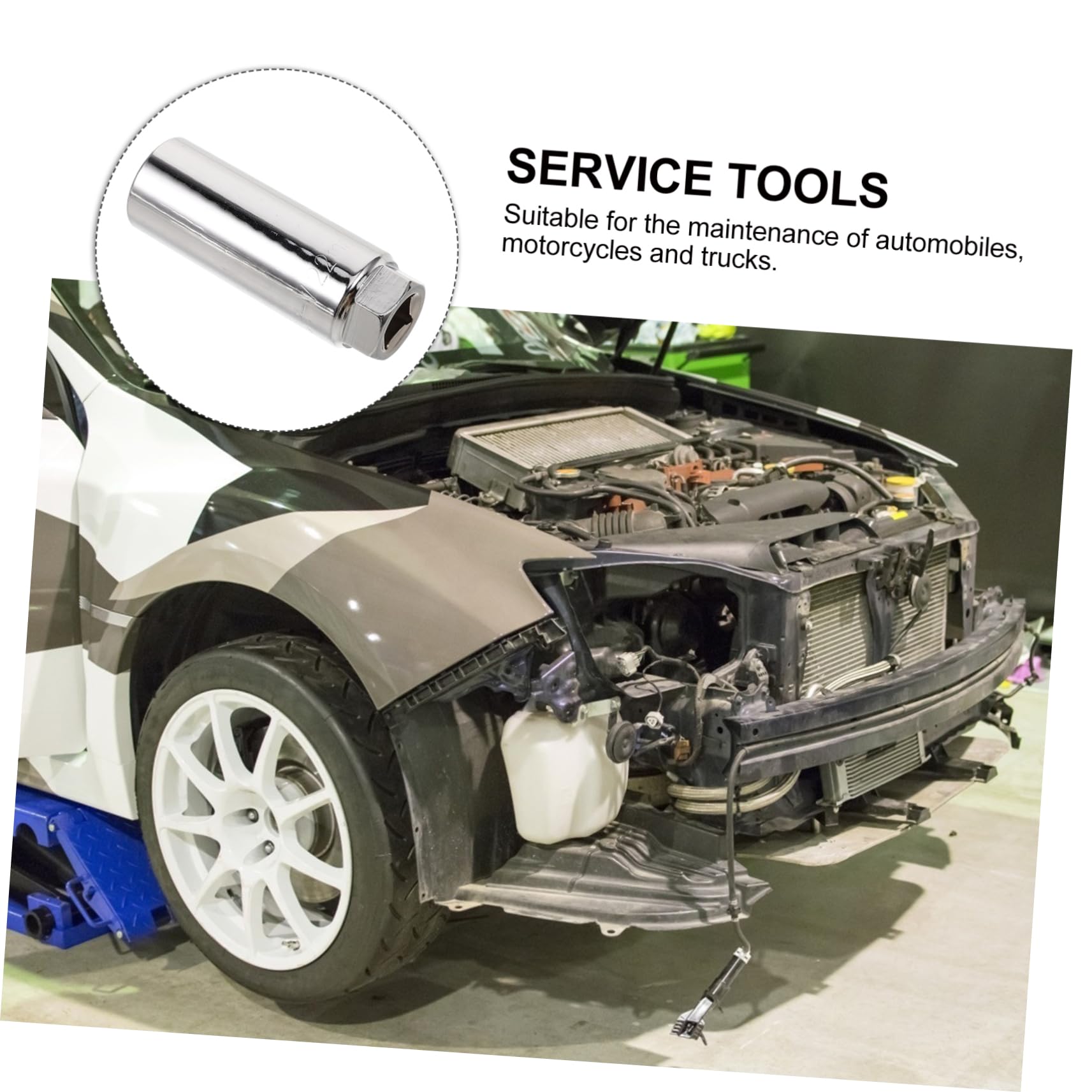 Happyyami Auto Sensor Socket Remover Tool Durable Automotive Repair Socket for Cars Motorcycles and Trucks Versatile Design for Sensor Disassembly Essential Mechanic Tool