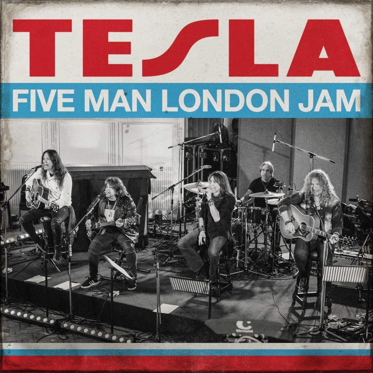 Tesla - Five Man London Jam NEW SEALED DOUBLE BINYL CREASED CORNER