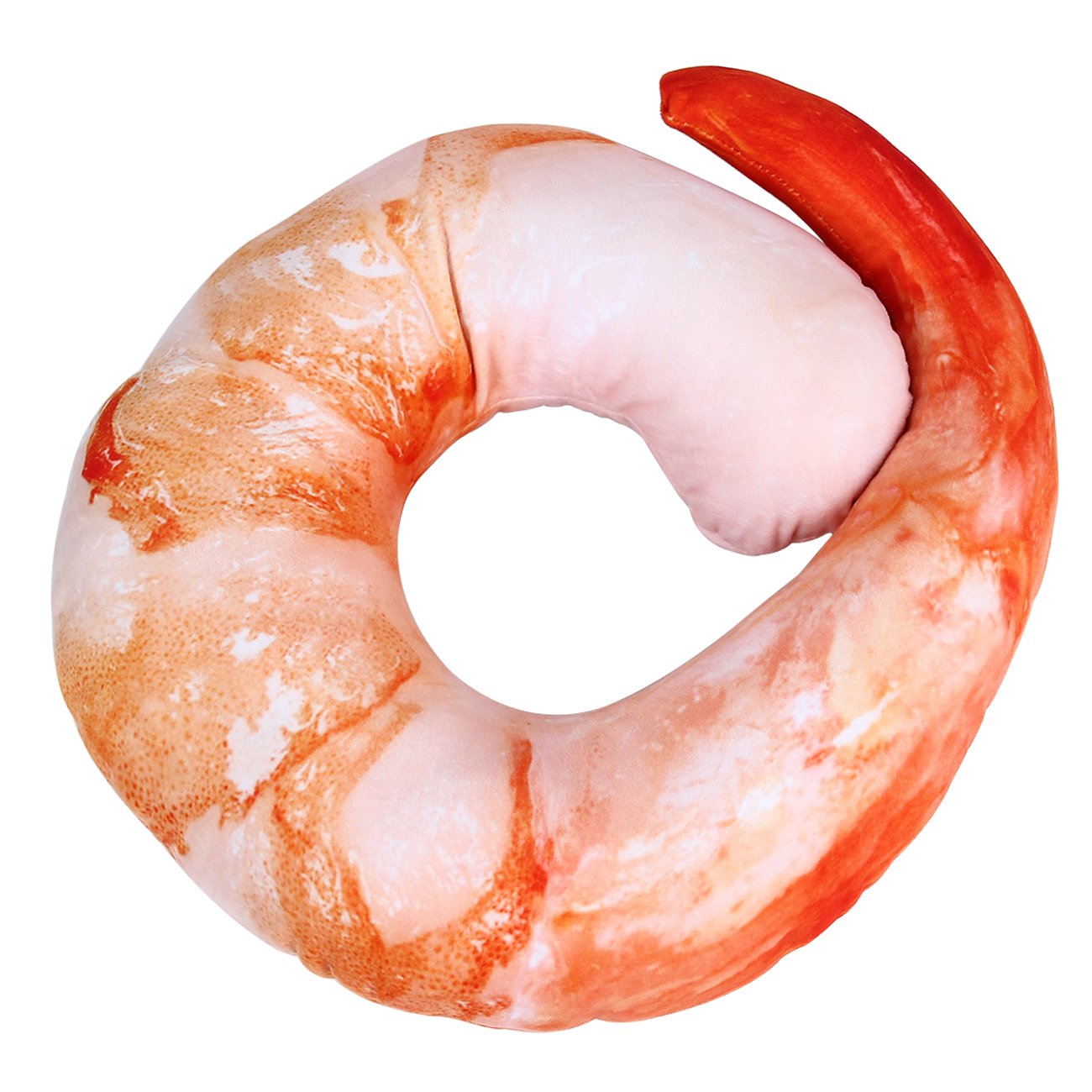 Latinaric Multicolor Creative Neck Pillow U-Shaped Pillow Shrimp