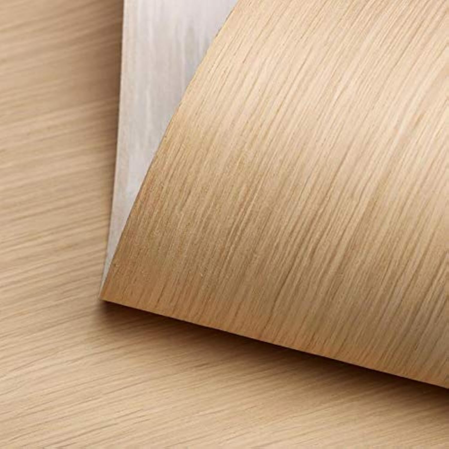 Edge Supply White Oak Wood Veneer Sheet Rift Cut, 24" x 96", Non Glued, 10 mil Paper Back, “A” Grade Veneer Face – Easy to Apply Oak Veneer Sheet – Veneer Sheets for Restoration of Furniture 24" x 96" White Oak Rift 1