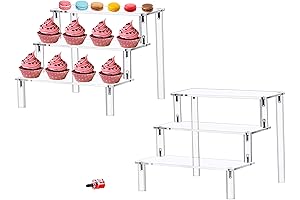 3 Tier Acrylic Riser Display Shelf for Funko Pops and Collectibles