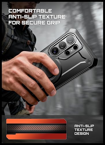 Vista 8 de SUPCASE para Galaxy 2026Ultra Magpro Case (negro)