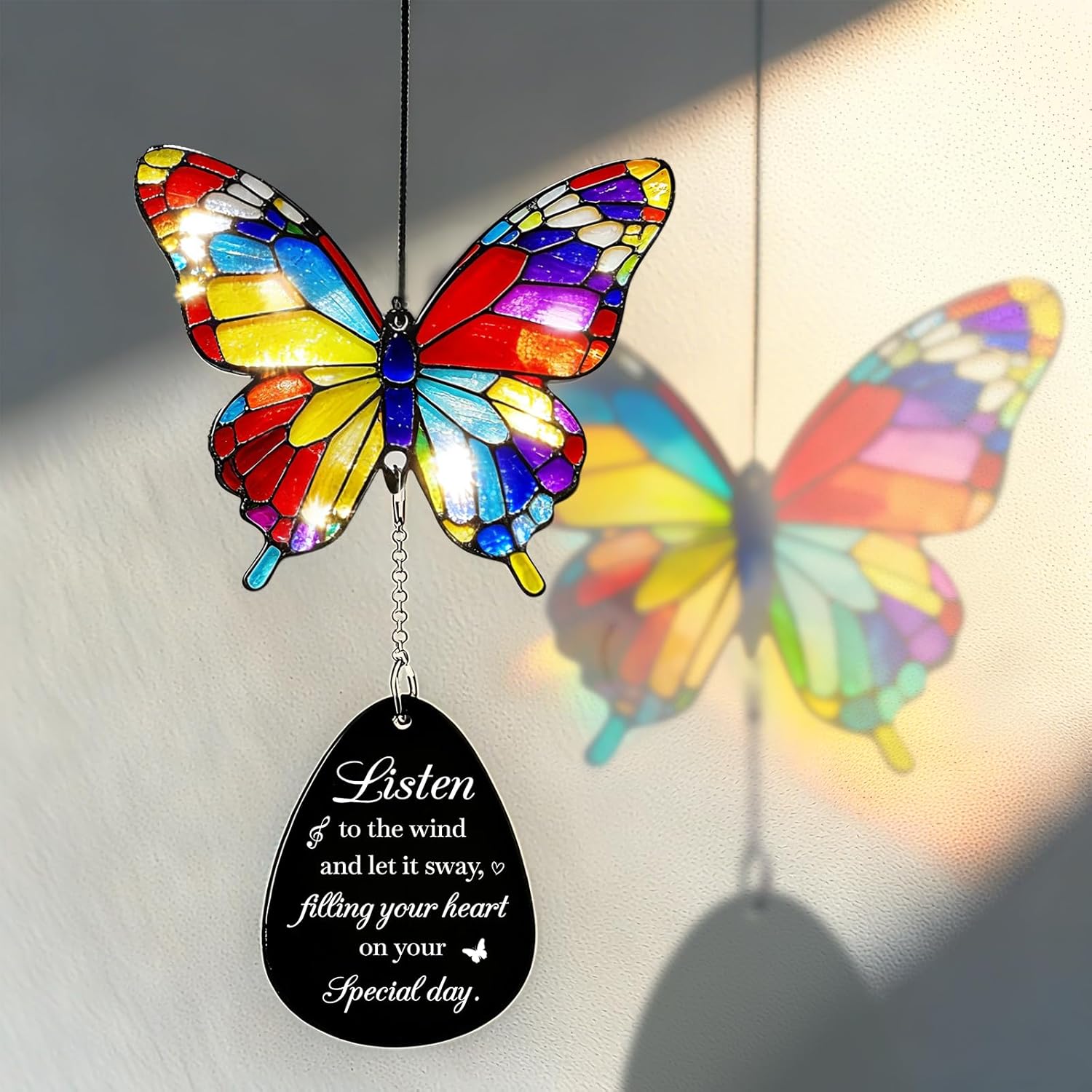 60th Birthday Gifts for Women, Men, Happy 60th Birthday Decorations for Women Men, Gifts for 60 Year Old Woman Ideas, 60 Year Old Gift for Grandma Mom, Wind Chimes