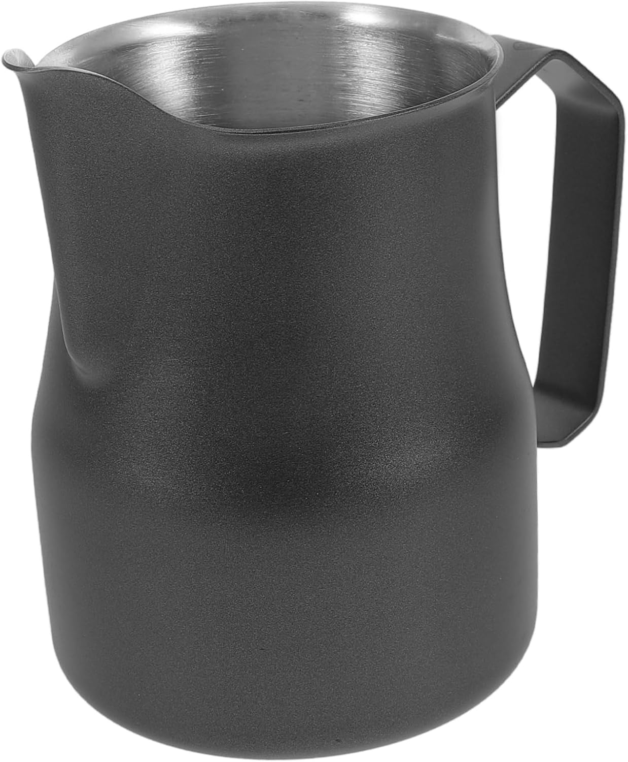 5pcs Metal Espresso Frothing Pitcher Stainless Steel Frother Cup Spout for Precise Latte Art Textured Design for Decorating Kitchen