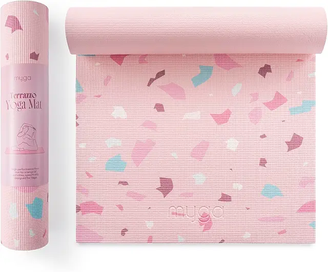 Myga 6mm Printed Kids Yoga Mat - Non-Slip, Lightweight & Durable