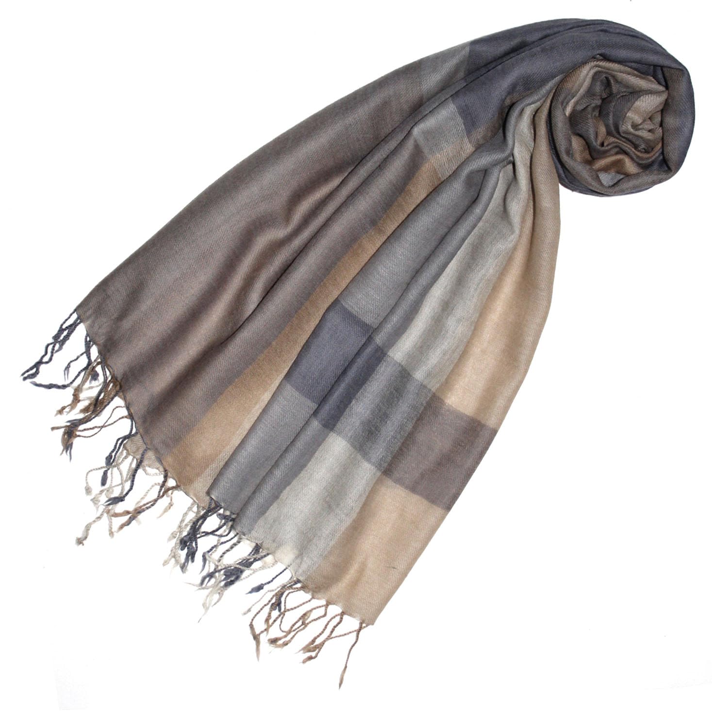Lorenzo Cana Sciarpa da uomo sciarpa 50% cashmere 50% lana panno uomo sciarpa uomo panno nero grigio marrone 7873111