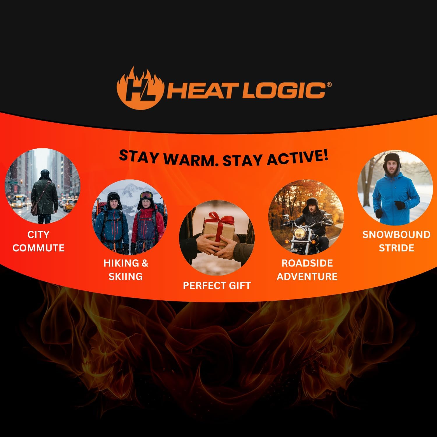 Heat Logic Sherpa Fleece Balaclava and Trapper Hat for Men, Warm Winter Face Mask for Adult, Face Cover Winter Hat - Image 10