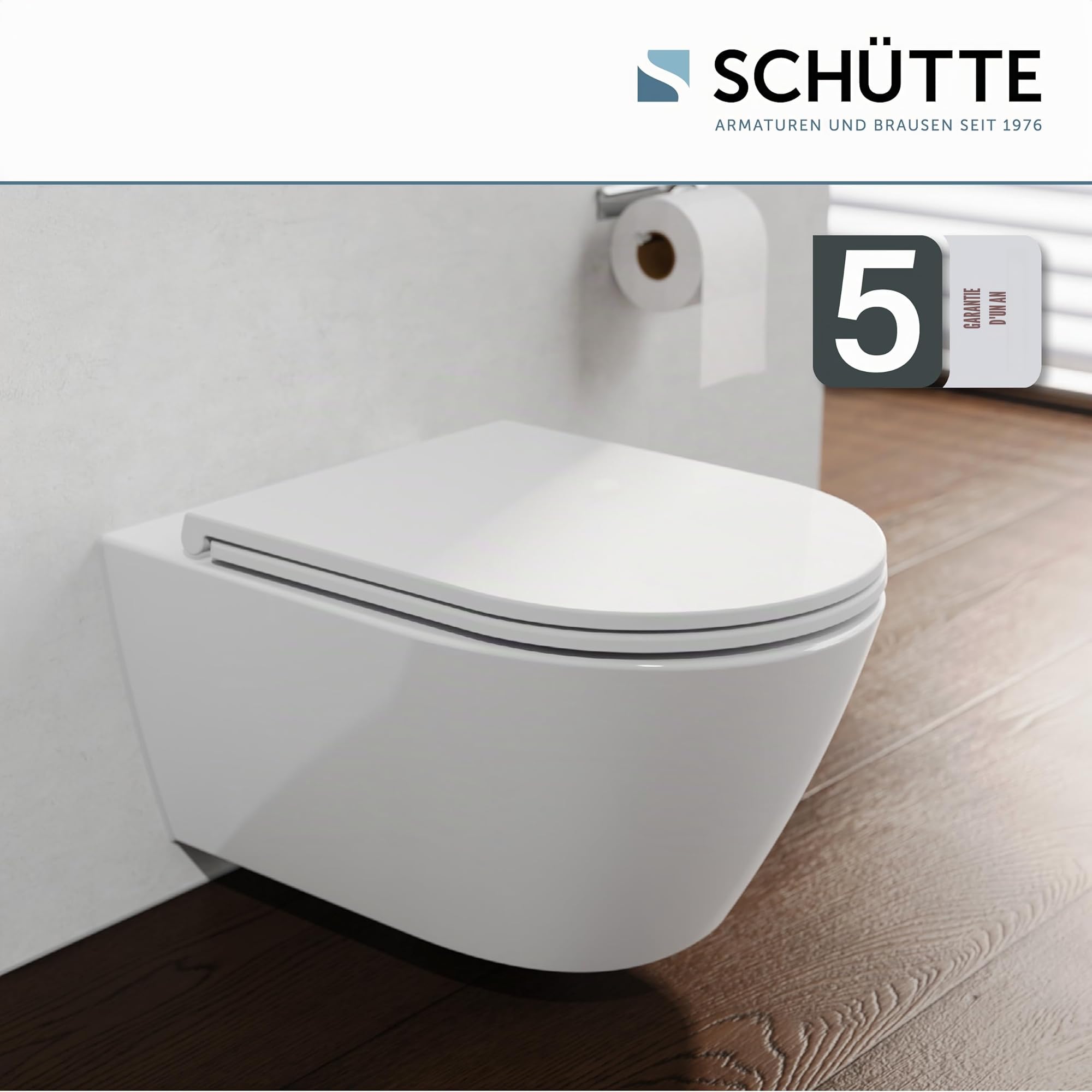 Schütte Abattant WC avec système d'abaissement Automatique