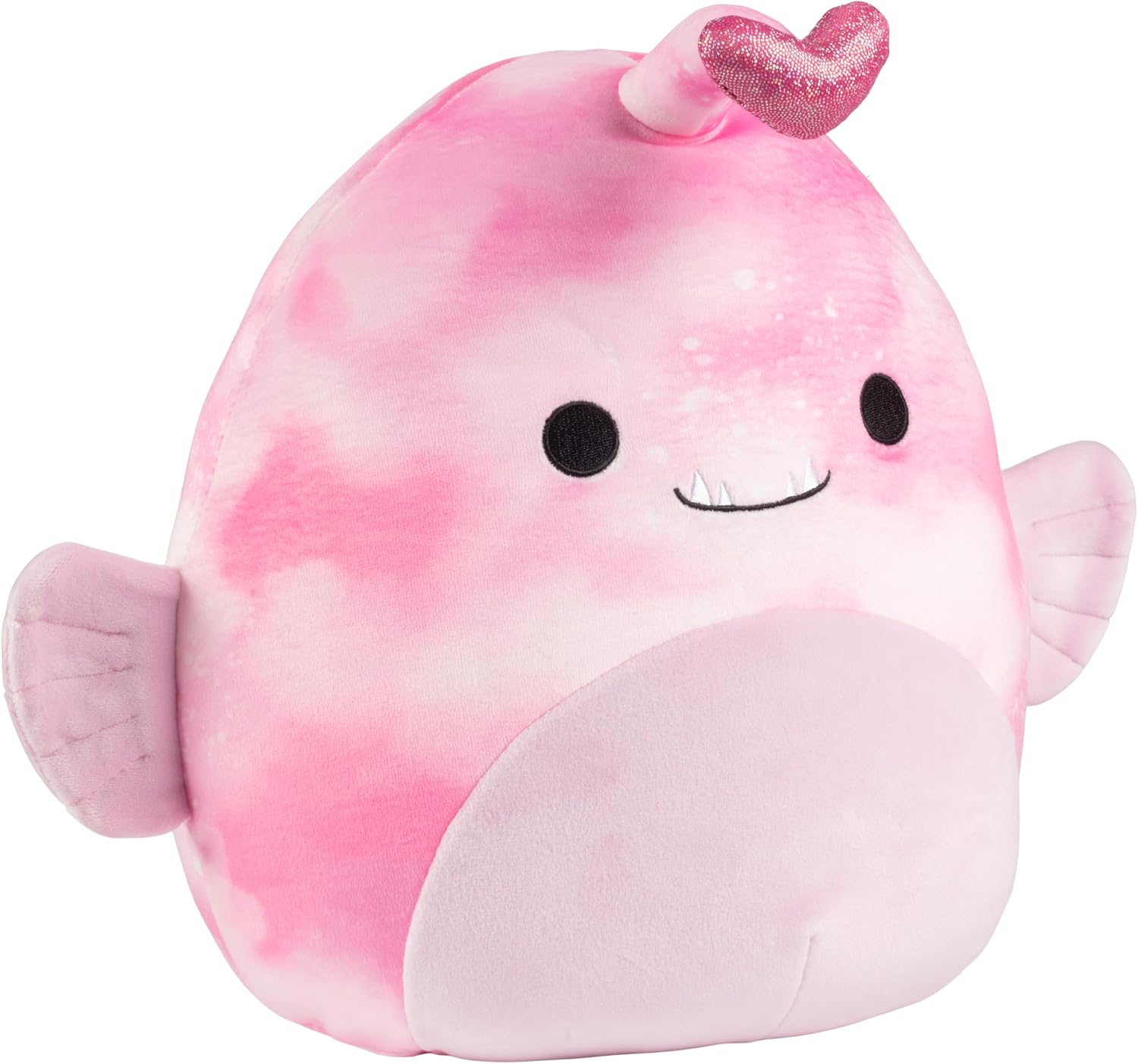 Squishmallows Original 10-Inch Sy The Pink Love Anglerfish Plush - Official Jazwares Mother's Day Plush - Collectible Soft & Squishy Stuffed Animal Toy -Gift for Moms, Women, Kids, Girls & Boys