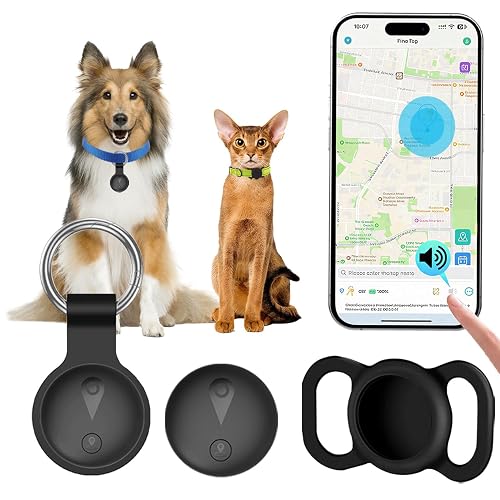 Localizador GPS Perros,GPS Dog Compatible con Sistemas iOS Y Android GPS para Gatos En Real BateríA De Larga…