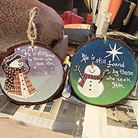 Vista 5 de ZOENHOU 40 piezas de rebanadas de madera natural de 3.5 a 4 pulgadas para manualidades, posavasos de círculos de madera sin terminar con corteza