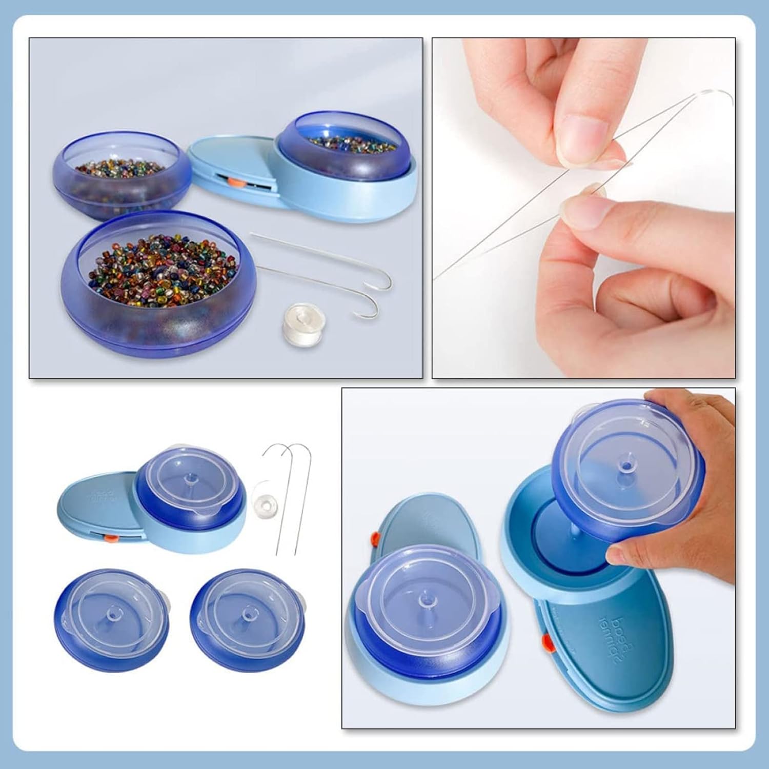 1 Set Threading Device Adjustable Loader Machine Electric for Beading Tool Crafts with Gifts Jewelry Home Making Waist Bowl Crafting Bracelets Necklace Automatic Bracelet