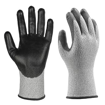 Heavy Duty HPPE Reinforced Work Gloves Breathable Mittens With Enhanced Durability For Construction And Mechanical Tasks Breathable Antislip Work Gloves
