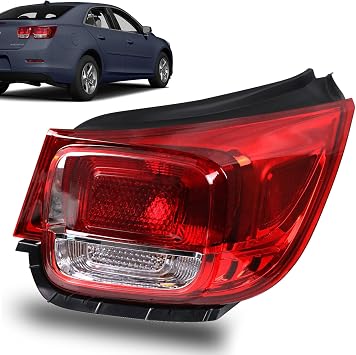 Lochnchn Tail Light Compatible with 2013 2014 2015 Chevy Malibu LT LS Eco,Limited 2016 Rear Taillight Assembly Brake Lamp Right Passenger Side Replace 23294319