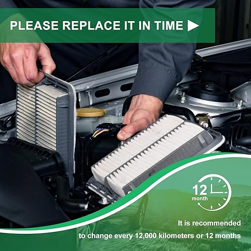 Miniatura 5 de Filtro de aire de motor para Santa Fe(2023-2021), Sonata (2023-2020), Santa Cruz (2023-2022), Tucson (2023-2022), K5(2023-2021)