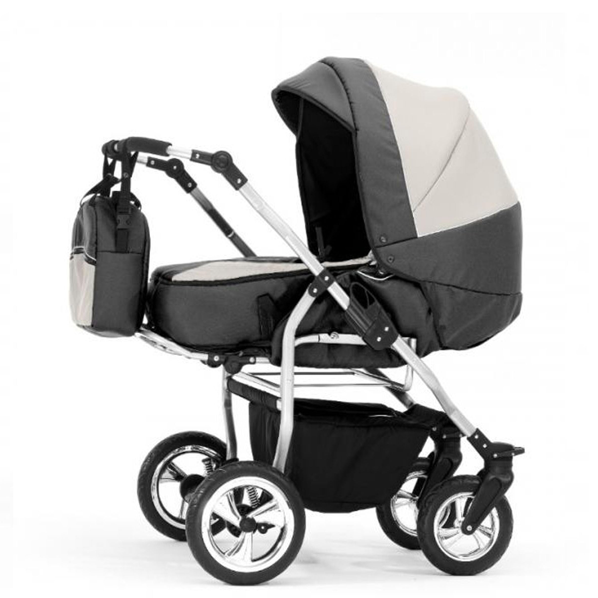 Zwillingskinderwagen 2 in 1 Duo Twin inkl. Sportsitze - 11 Teile - in 20 Farben