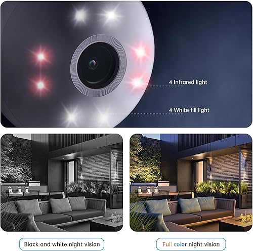 Miniatura 7 de Cámara de seguridad para interiores, 2K 2.4G WiFi para bebémascotaperroniñera cámaras para seguridad del hogar, notificación descriptiva AI, cámaras