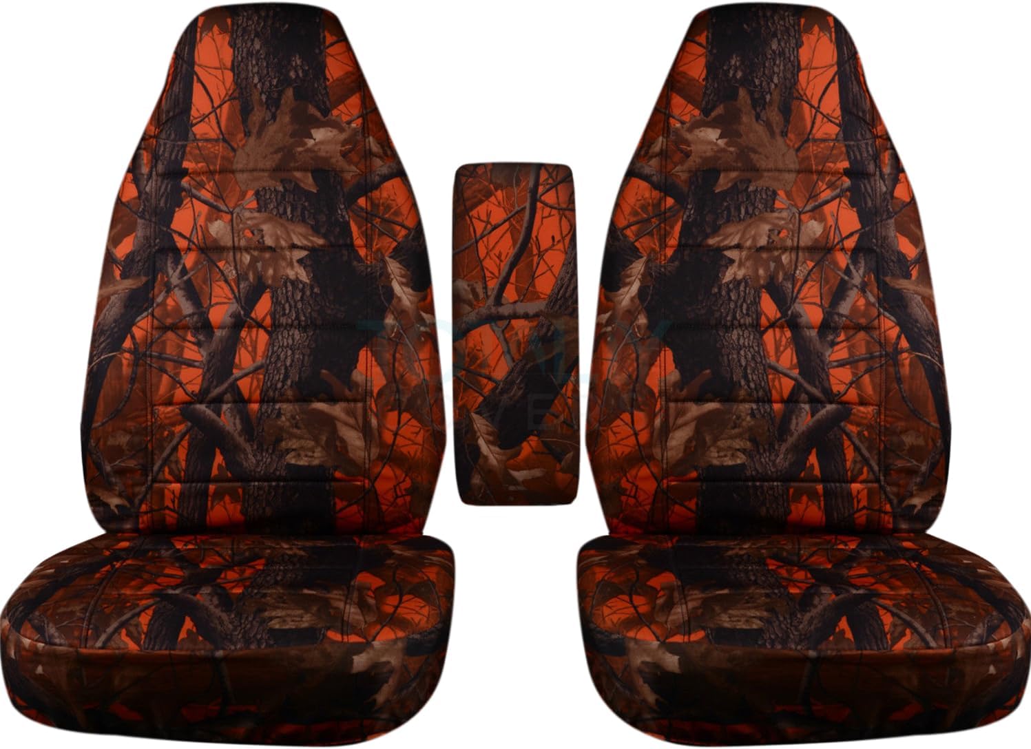 Totally Covers Compatible with 1991-1997 Ford Ranger/Explorer/Explorer Sport & Mazda Navajo/B-Series Camo Truck/SUV Bucket Seat Covers w Center Armrest Cover: Pink Tree Camouflage